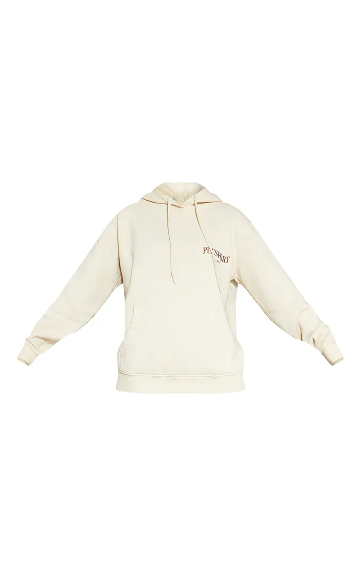 PRETTYLITTLETHING Oatmeal Sport Hoodie sold by Pretty Little Thing product image thumbnail 5