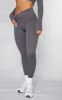 Charcoal Structured Contour Ribbed Leggings sold by Pretty Little Thing