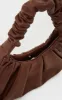 Chocolate Extreme Ruched Handle Shoulder Bag sold by Pretty Little Thing
