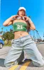 Green Contrast Rib Star Player Bandeau Top sold by Pretty Little Thing