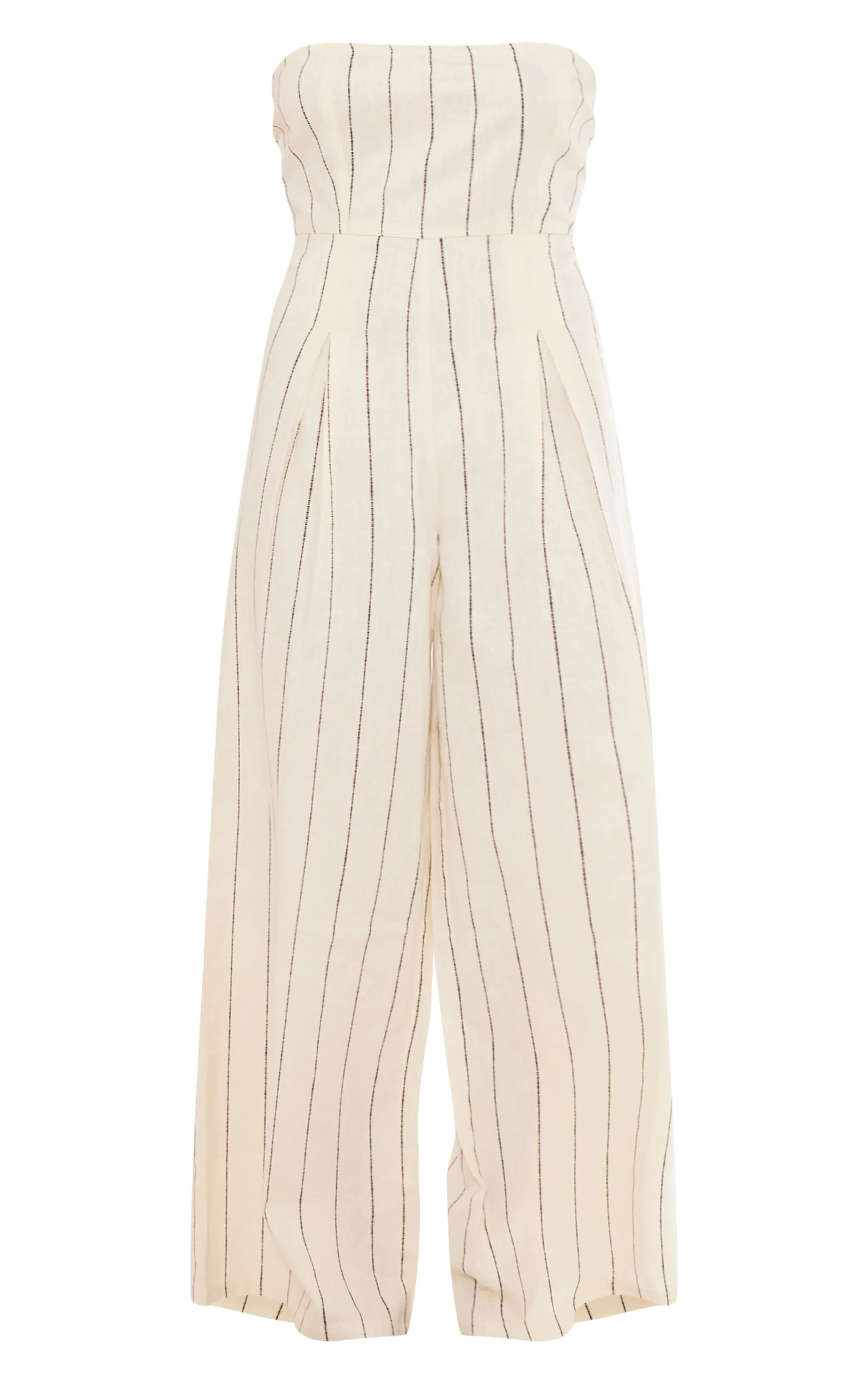 Stone Stripe Bandeau Pocket Detail Jumpsuit sold by Pretty Little Thing product image thumbnail 5