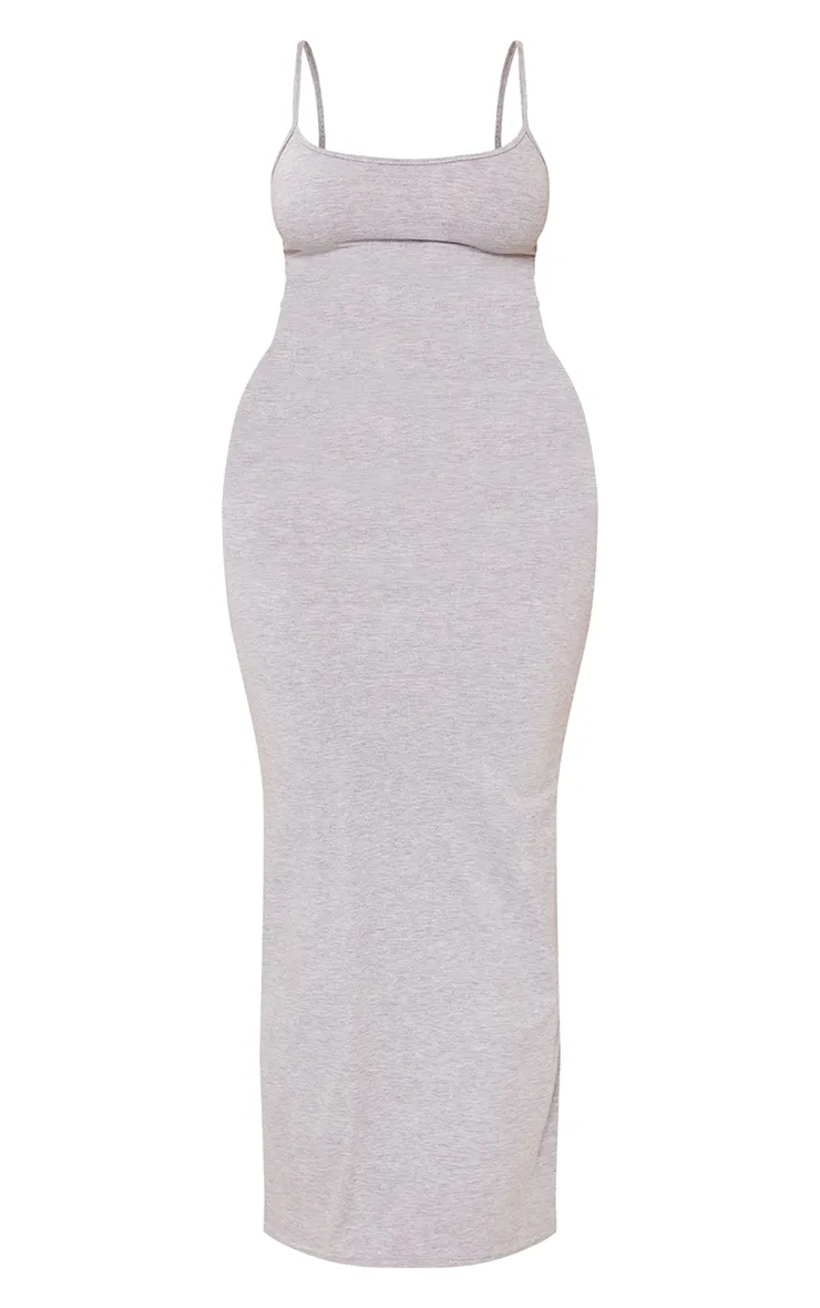Shape Grey Marl Jersey Strappy Maxi Dress sold by Pretty Little Thing product image thumbnail 5