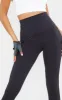 Tall  Black Sculpt Luxe High Waisted Gym Leggings sold by Pretty Little Thing