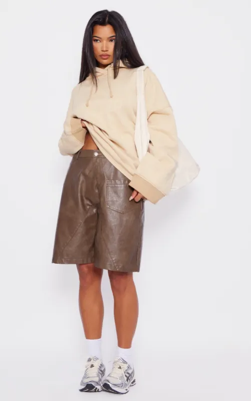 Stone Washed Oversized Wide Hem Hoodie sold by Pretty Little Thing