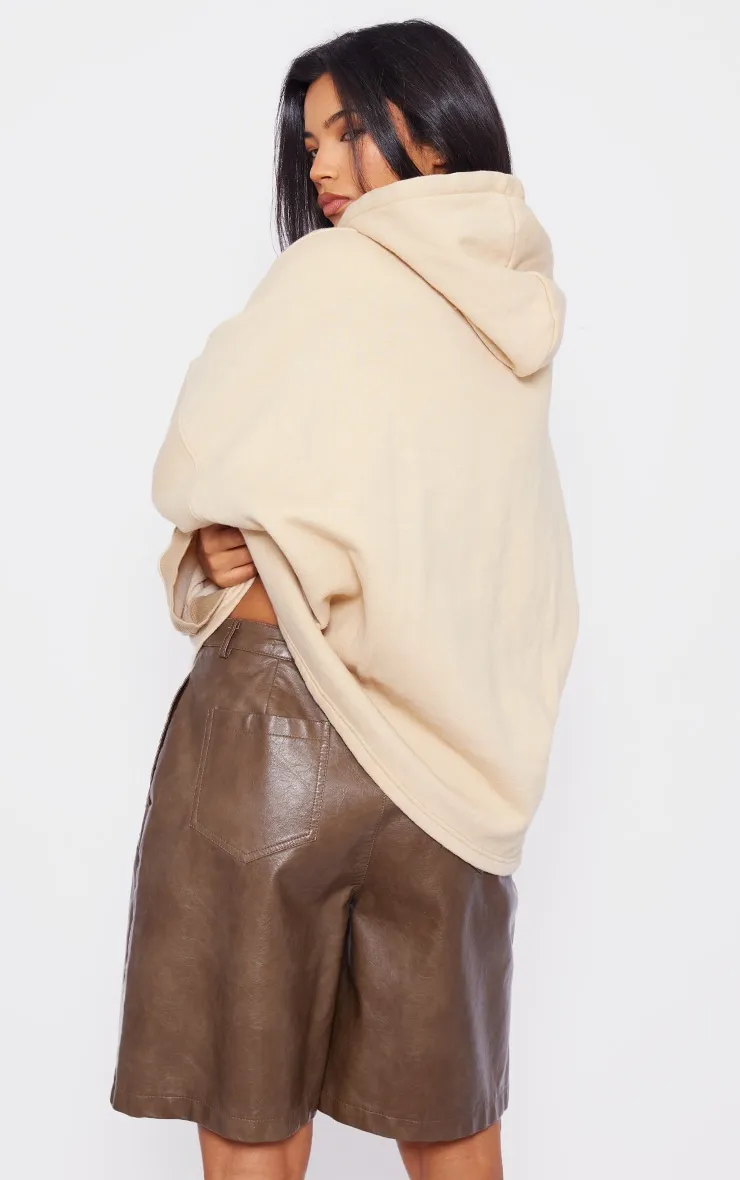 Stone Washed Oversized Wide Hem Hoodie sold by Pretty Little Thing product image thumbnail 2