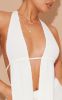 Cream Crinkle Rib Halterneck Bralette sold by Pretty Little Thing