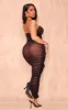 Shape Black Mesh Ruched Cut Out Maxi Dress sold by Pretty Little Thing