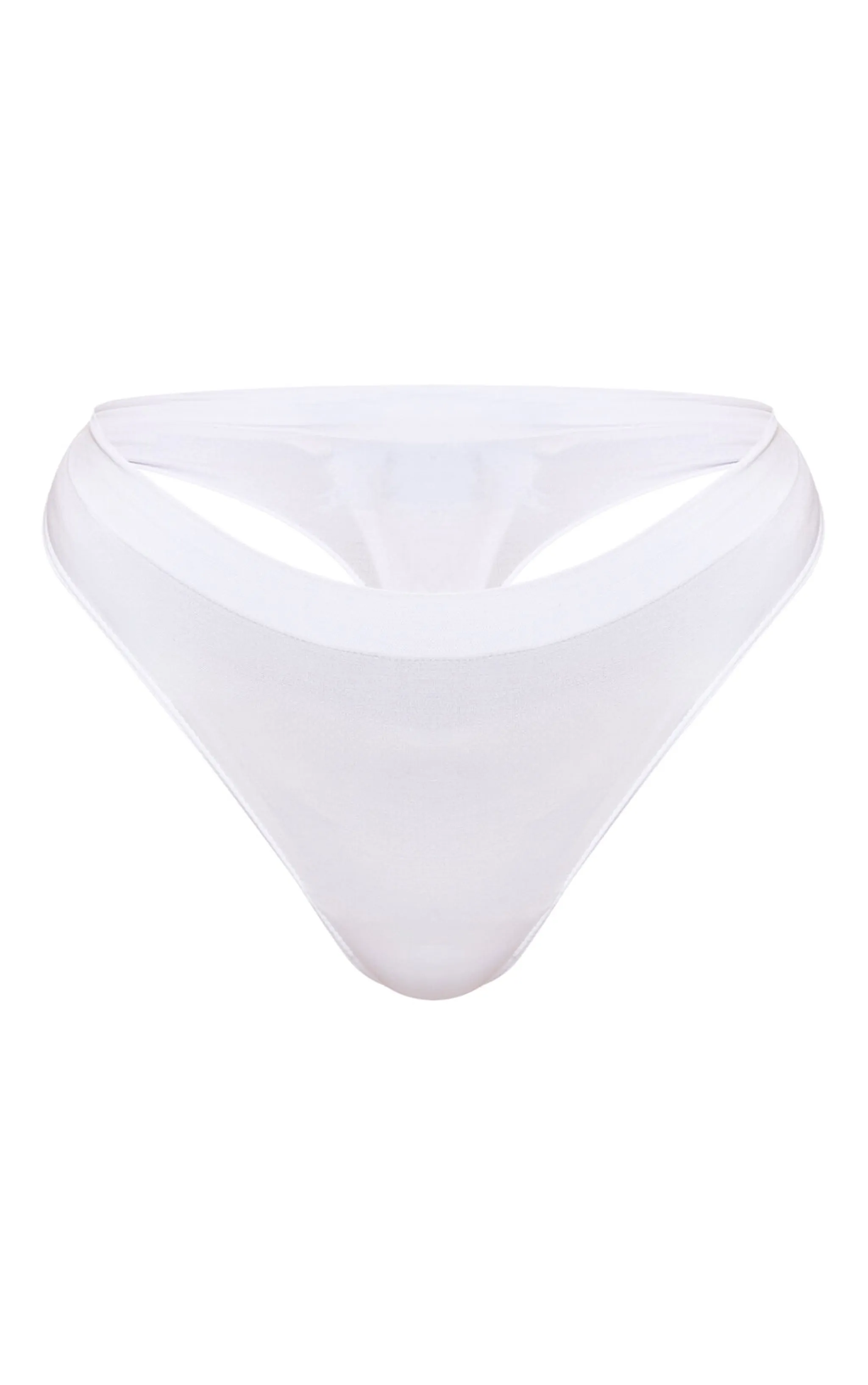 White Pack of 5 Seamless Thongs sold by Pretty Little Thing product image thumbnail 5