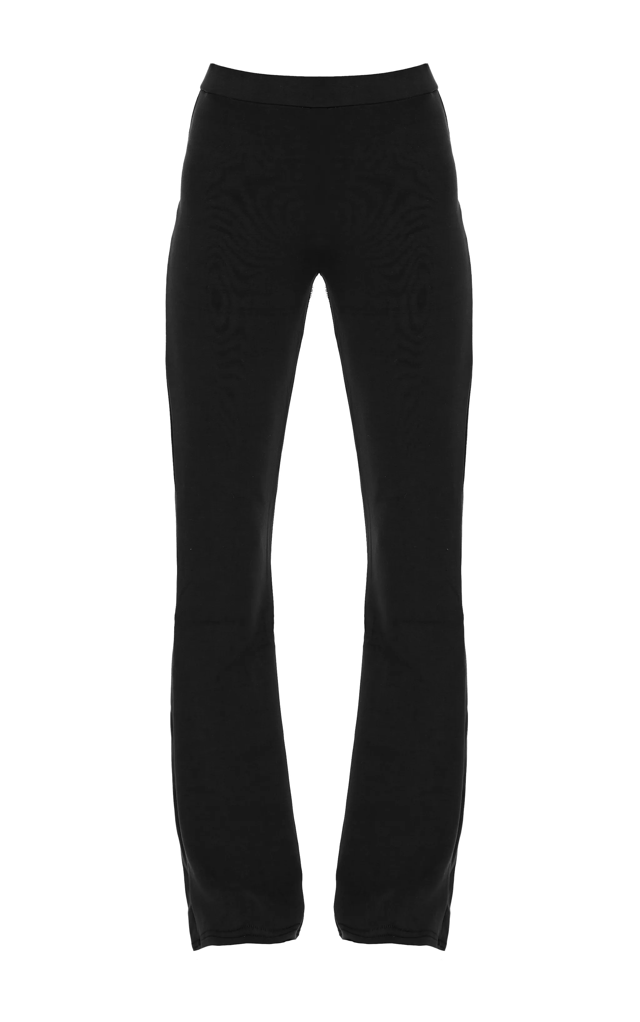 Black Premium Soft Touch Skinny Flare Trousers sold by Pretty Little Thing product image thumbnail 5