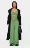 Khaki Textured Tie Front Waistcoat sold by Pretty Little Thing