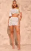 White Lace Sheer Micro Mini Skirt sold by Pretty Little Thing