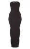 Shape Black Stretch Woven Belted Bandeau Maxi Dress sold by Pretty Little Thing