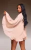 Light Nude Oversized Frill Hem Playsuit sold by Pretty Little Thing