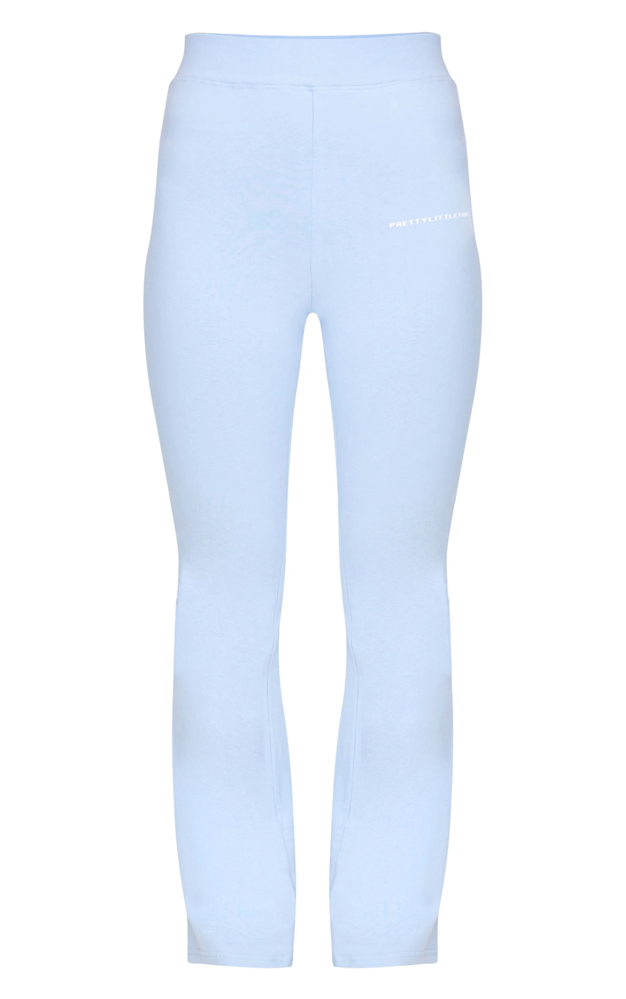 PRETTYLITTLETHING Pale Blue Printed Flared Trousers sold by Pretty Little Thing product image thumbnail 5