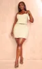 Plus Lemon Textured Mini Skirt sold by Pretty Little Thing