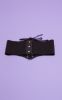 Black PU Lace Up Corset Belt sold by Pretty Little Thing