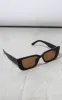 Black Tinted Lens Flared Rectangular Frame Sunglasses sold by Pretty Little Thing