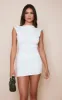 White Slinky Low Rise Mini Micro Skirt sold by Pretty Little Thing