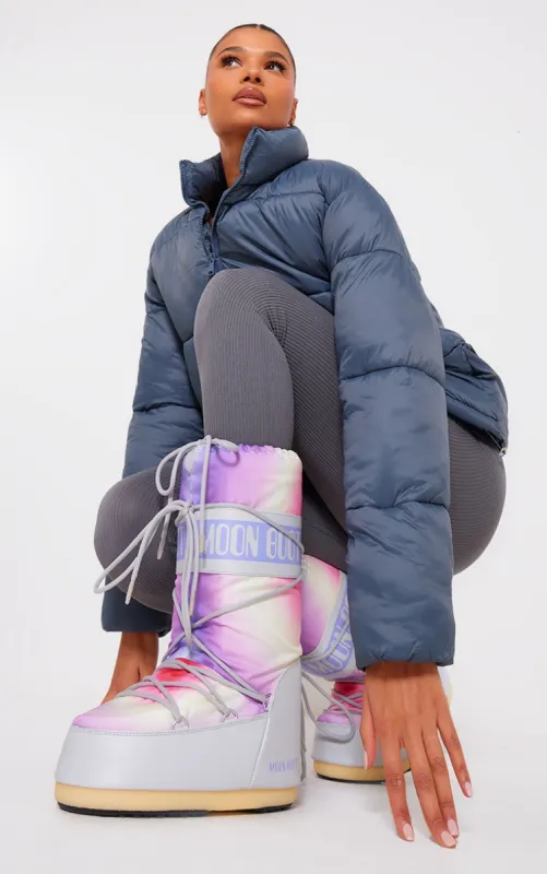 Grey Moon Boot Icon Tie Dye sold by Pretty Little Thing