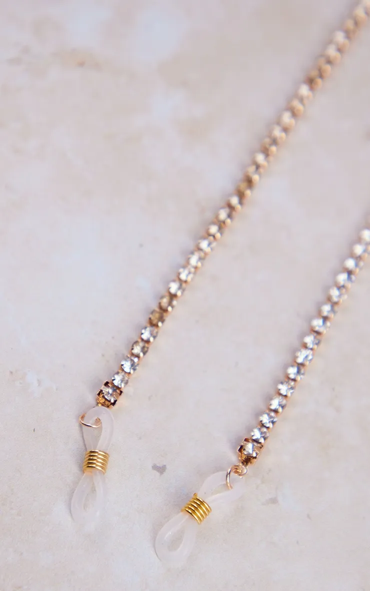 Gold Star Jewelled Sunglasses Chain sold by Pretty Little Thing product image thumbnail 3