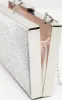Silver Diamante Box Clutch sold by Pretty Little Thing