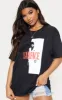 Black Scarface Printed Oversized T Shirt sold by Pretty Little Thing