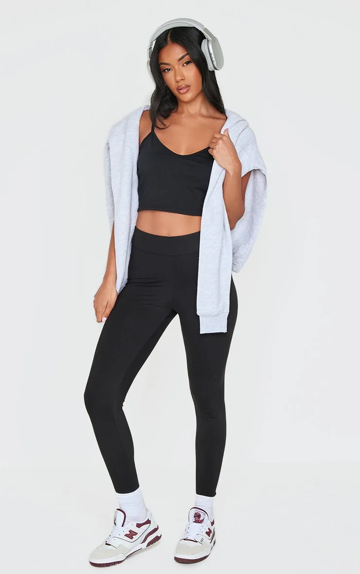 Black Brushed Sculpt Ruched Bum High Waist Sport Leggings sold by Pretty Little Thing