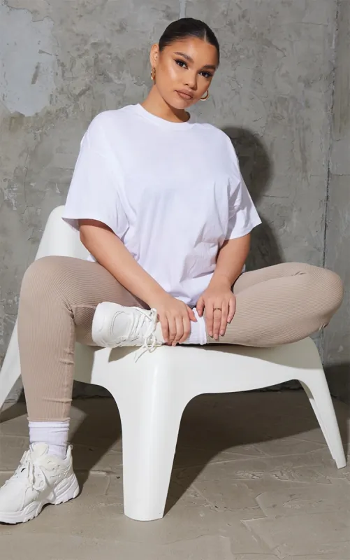 Plus Ultimate White Oversized T Shirt sold by Pretty Little Thing