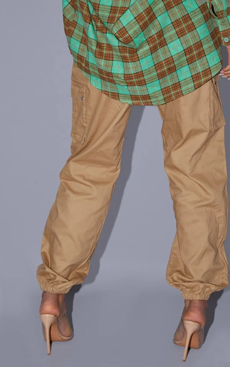 Tall Stone Pocket Detail Cargo Trousers sold by Pretty Little Thing product image thumbnail 3