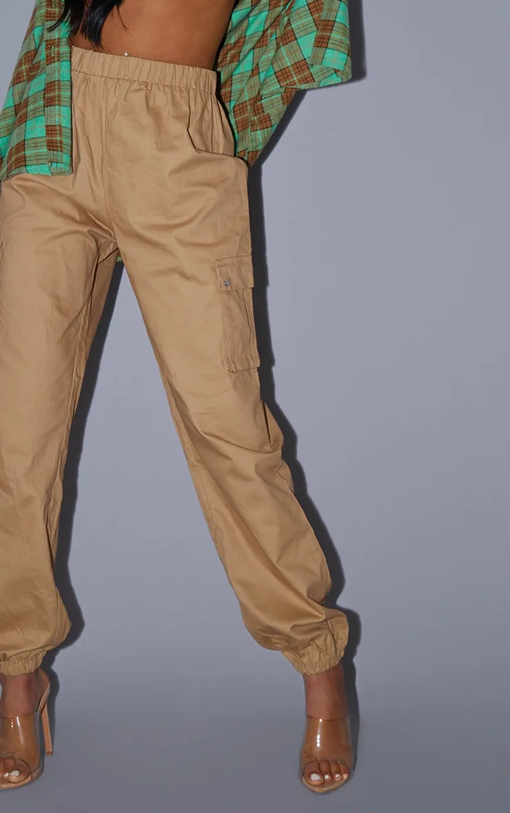 Tall Stone Pocket Detail Cargo Trousers sold by Pretty Little Thing product image thumbnail 4