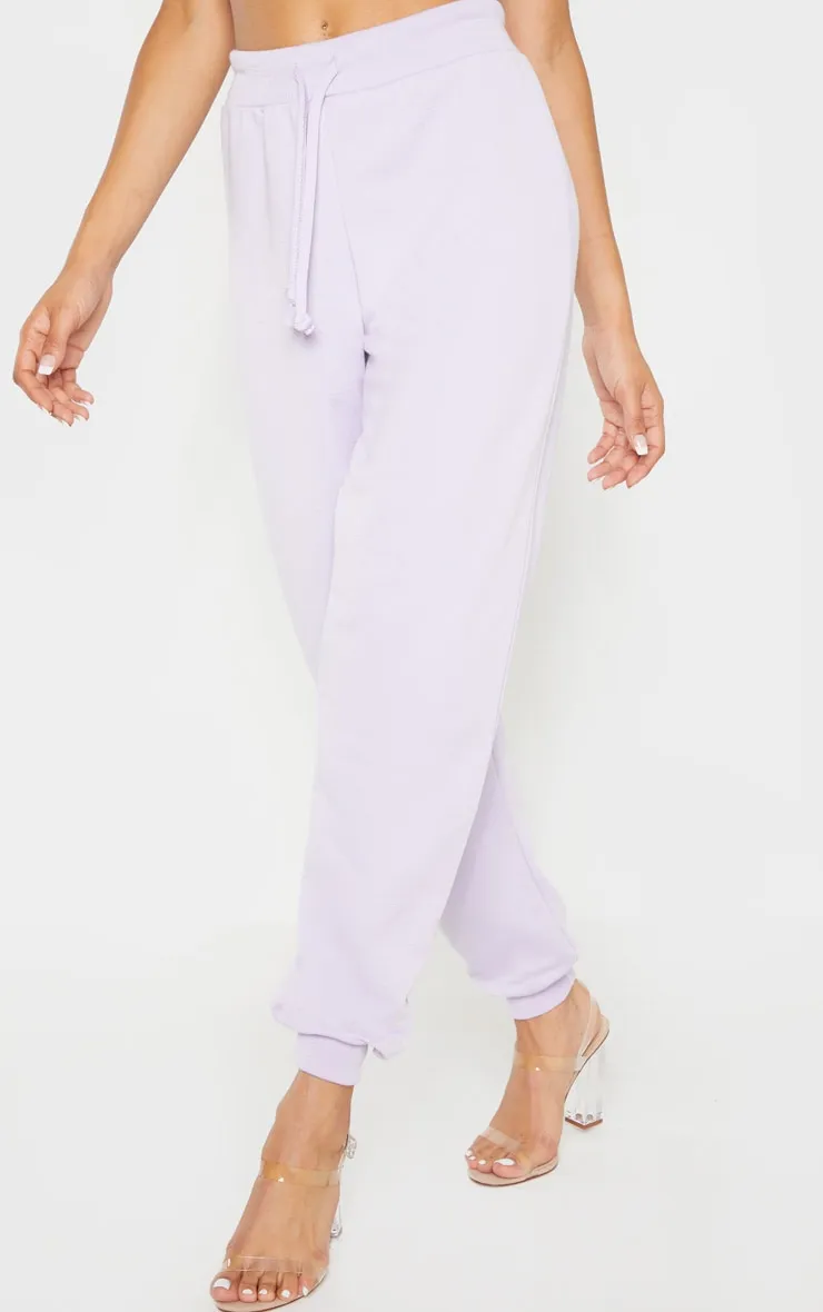 REEL Cotton Lilac Slim Leg Joggers sold by Pretty Little Thing product image thumbnail 2