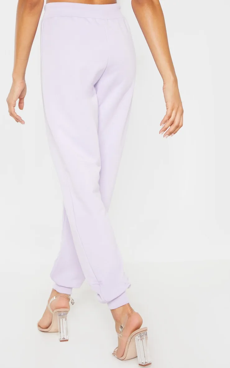 REEL Cotton Lilac Slim Leg Joggers sold by Pretty Little Thing product image thumbnail 4
