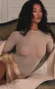 PLT Label Cream Mesh Bodysuit sold by Pretty Little Thing