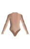 PLT Label Cream Mesh Bodysuit sold by Pretty Little Thing