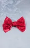Red Satin Bow Hair Clip sold by Pretty Little Thing