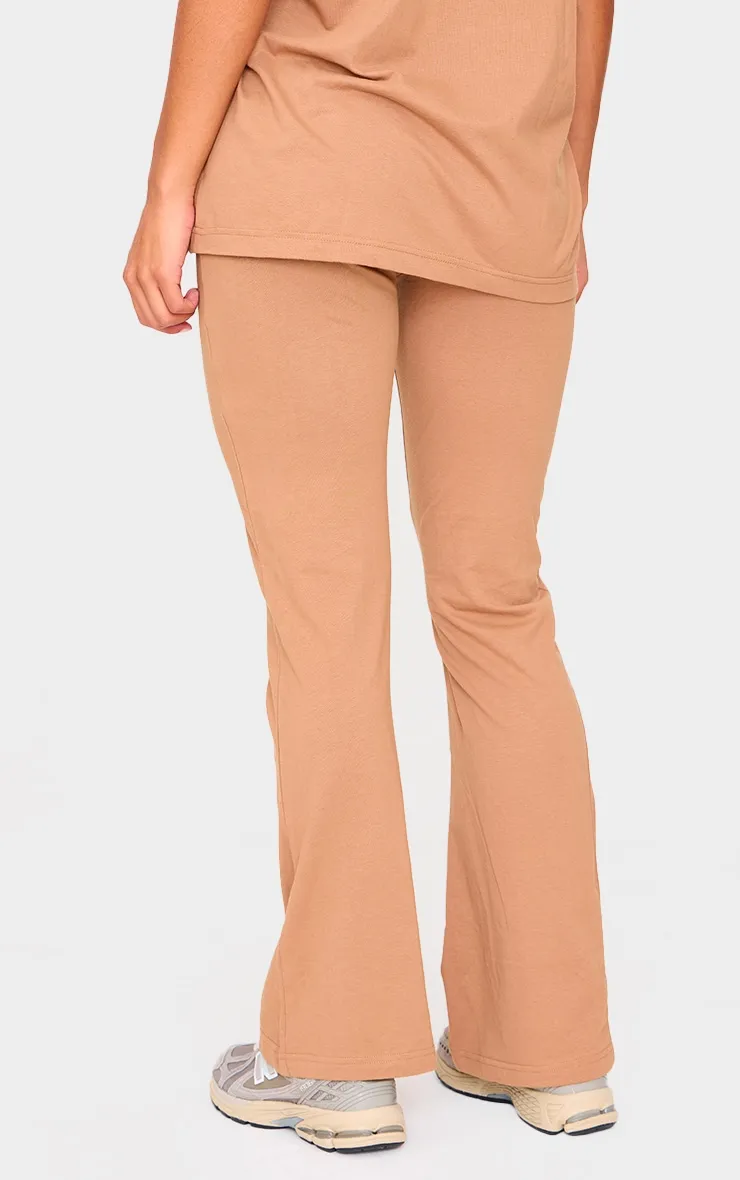 PRETTYLITTLETHING Mocha Printed Flared Trousers sold by Pretty Little Thing product image thumbnail 3