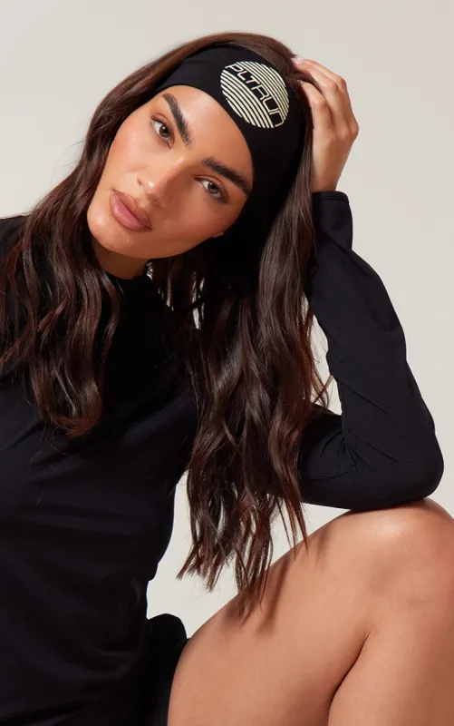 PRETTYLITTLETHING RUN Black Jersey Wide Headband made by Pretty Little Thing