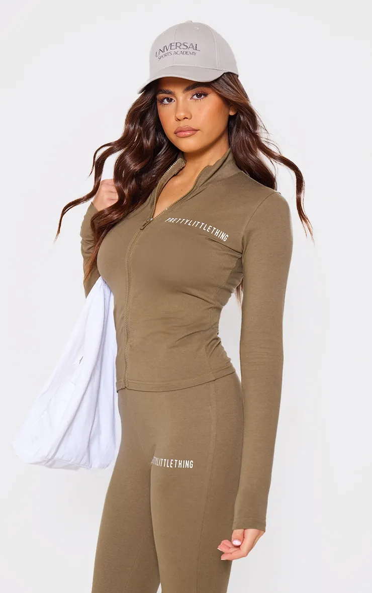 PRETTYLITTLETHING Khaki Jersey Skinny Flared Trousers sold by Pretty Little Thing product image thumbnail 4