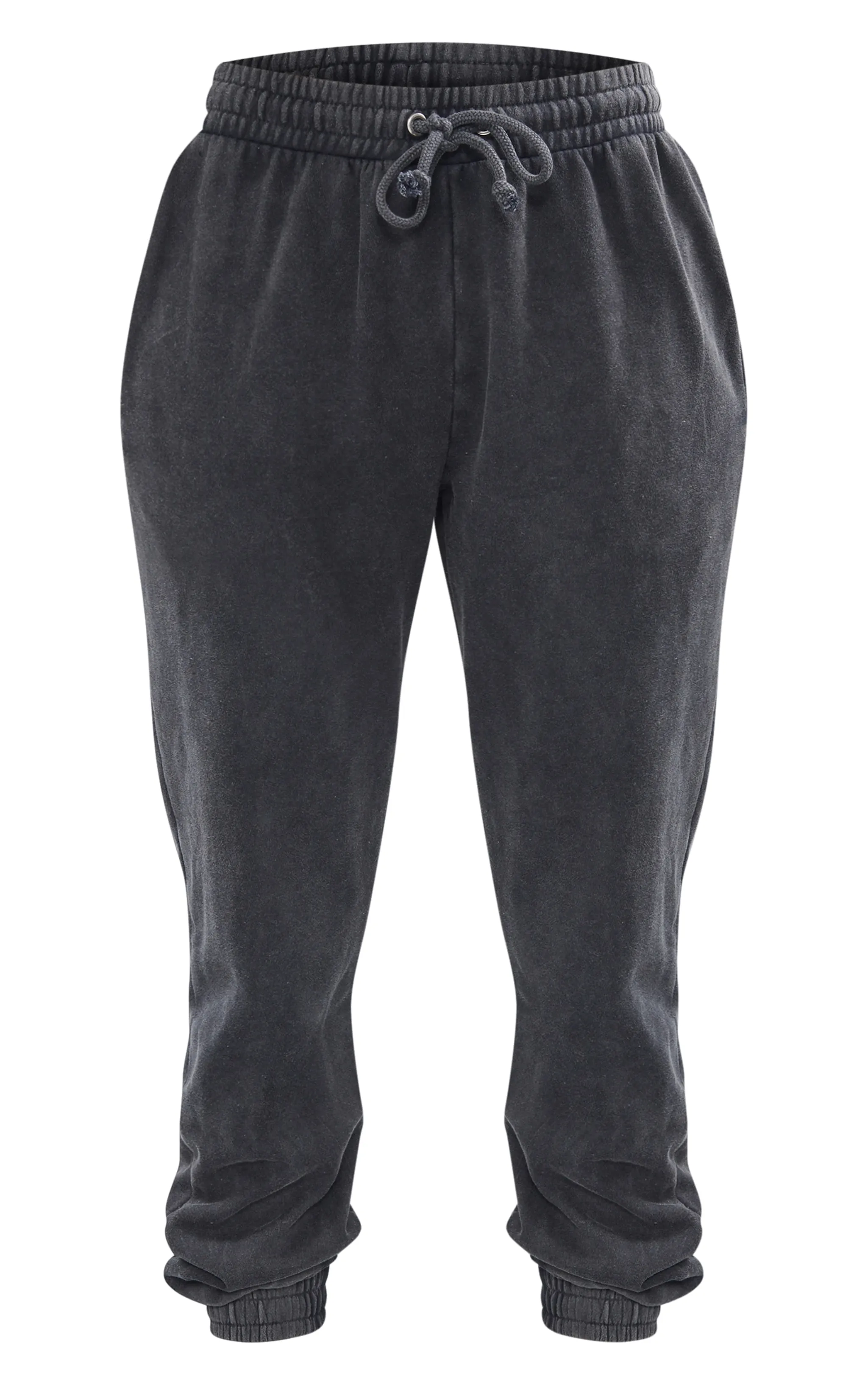 Charcoal High Waisted Cuffed Joggers sold by Pretty Little Thing product image thumbnail 5