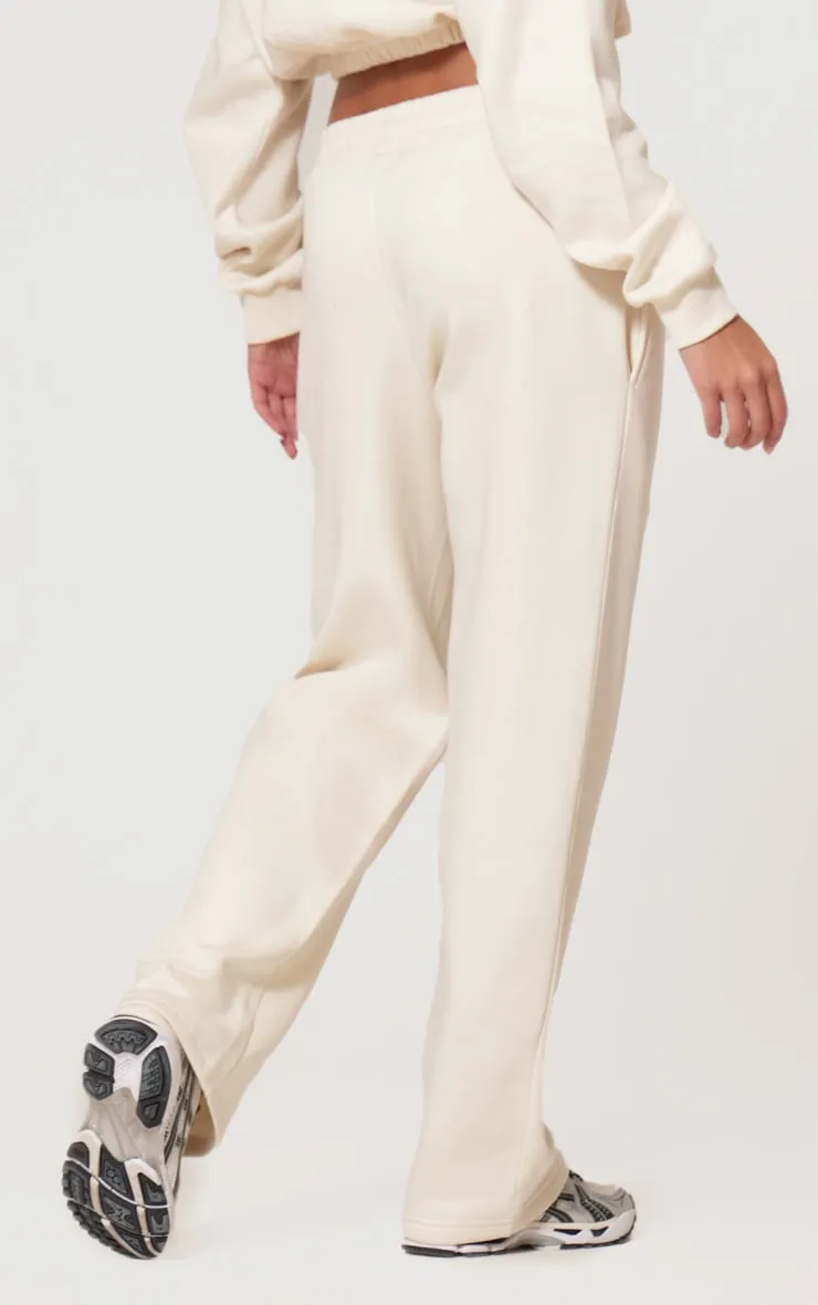 PRETTYLITTLETHING Grey Marl Embroidered Straight Leg Joggers sold by Pretty Little Thing product image thumbnail 3