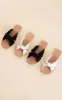 Real Leather White Square Toe Twisted Knot Mule Sandals sold by Pretty Little Thing