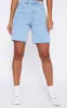 Light Blue Wash Loose Fit Boyfriend Denim Short sold by Pretty Little Thing