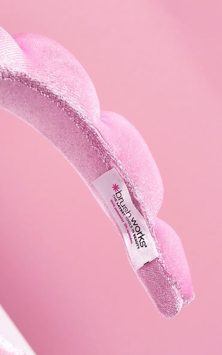 Brushworks Pink Cloud Headband sold by Pretty Little Thing product image thumbnail 2