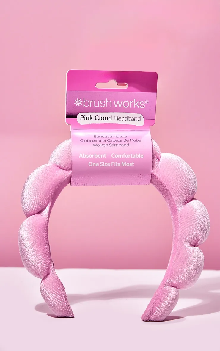 Brushworks Pink Cloud Headband sold by Pretty Little Thing product image thumbnail 3