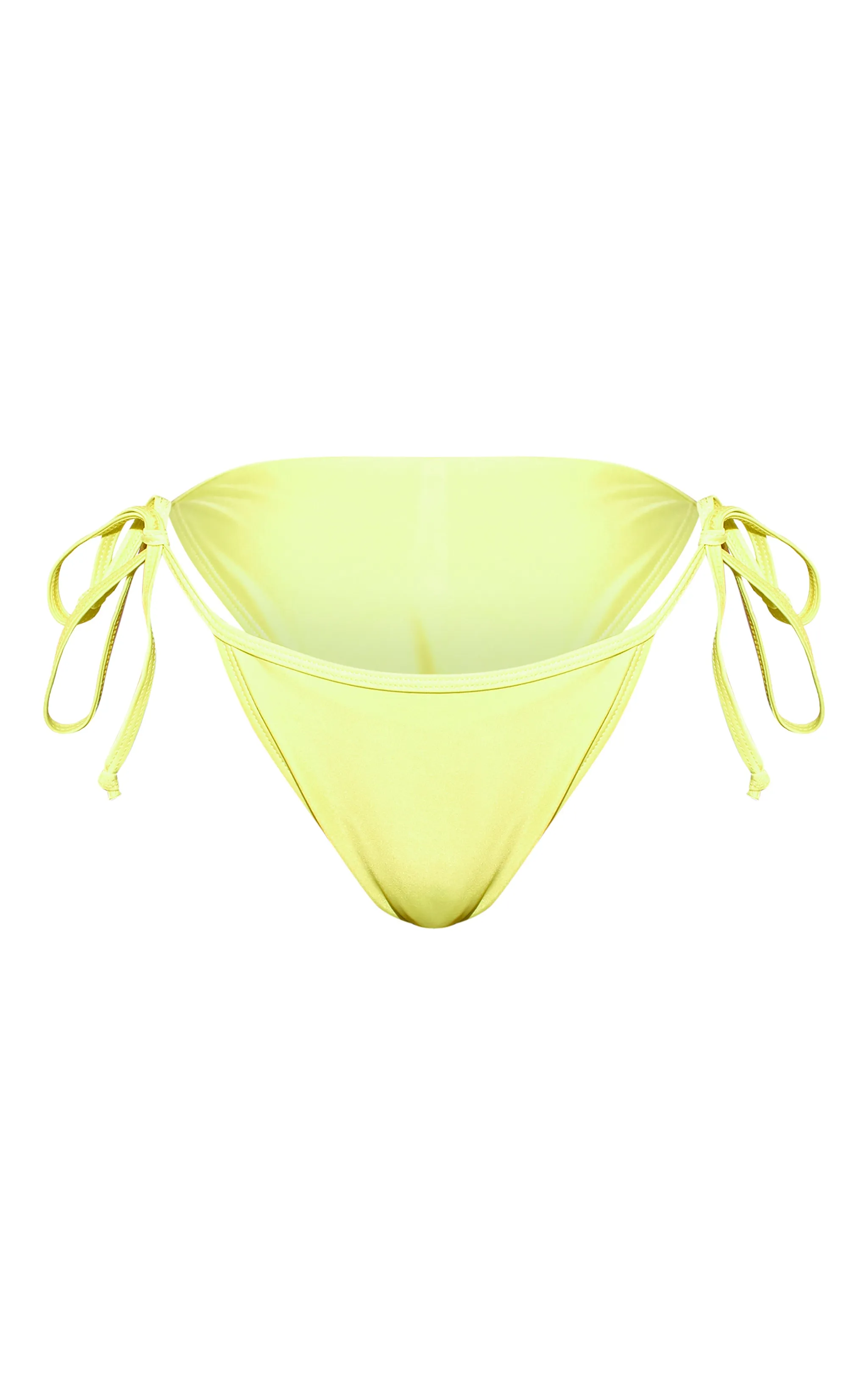Yellow Mix and Match Tie Side Bikini Bottoms sold by Pretty Little Thing product image thumbnail 5