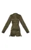 Khaki Cargo Ruched Pocket Detail Zip Through Bodycon Dress sold by Pretty Little Thing