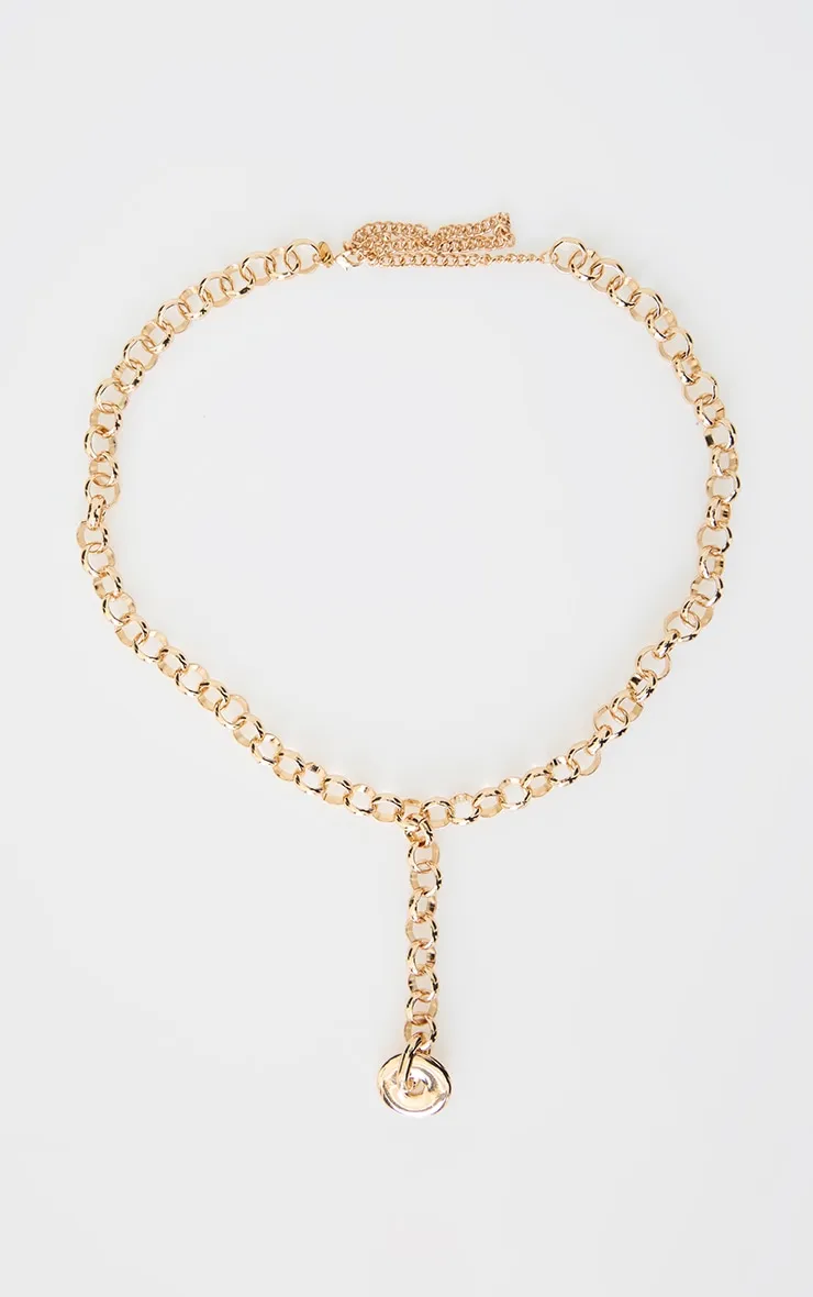 Gold Link Belly Chain sold by Pretty Little Thing product image thumbnail 2