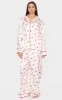 Cream Teddy Print Satin Long Pj Set sold by Pretty Little Thing