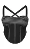 Plus Black Mesh Boned Dipped Corset sold by Pretty Little Thing