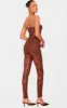 Brown Lace Cut Out Corset Detailed Jumpsuit sold by Pretty Little Thing